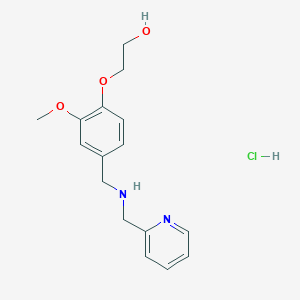 2-(2-methoxy-4-{[(2-pyridinylmethyl)amino]methyl}phenoxy)ethanol hydrochloride