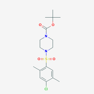 tert-butyl 4-[(4-chloro-2,5-dimethylphenyl)sulfonyl]-1-piperazinecarboxylate