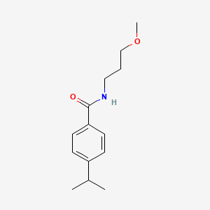 N-(3-methoxypropyl)-4-(propan-2-yl)benzamide