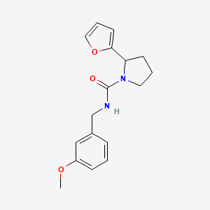 2-(2-furyl)-N-(3-methoxybenzyl)-1-pyrrolidinecarboxamide