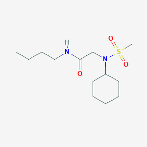 N~1~-butyl-N~2~-cyclohexyl-N~2~-(methylsulfonyl)glycinamide