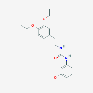 N-[2-(3,4-diethoxyphenyl)ethyl]-N'-(3-methoxyphenyl)urea