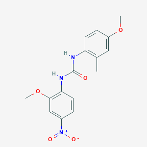 N-(4-methoxy-2-methylphenyl)-N'-(2-methoxy-4-nitrophenyl)urea