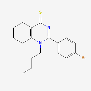 molecular formula C18H21BrN2S B4781694 2-(4-bromophenyl)-1-butyl-5,6,7,8-tetrahydro-4(1H)-quinazolinethione 