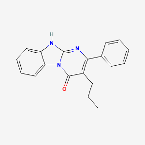 2-phenyl-3-propylpyrimido[1,2-a]benzimidazol-4(1H)-one