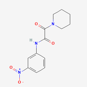 molecular formula C13H15N3O4 B4781774 N-(3-nitrophenyl)-2-oxo-2-(1-piperidinyl)acetamide 