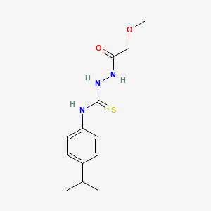 N-(4-isopropylphenyl)-2-(methoxyacetyl)hydrazinecarbothioamide