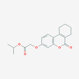 isopropyl [(6-oxo-7,8,9,10-tetrahydro-6H-benzo[c]chromen-3-yl)oxy]acetate