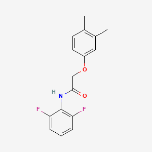 molecular formula C16H15F2NO2 B4781955 N-(2,6-difluorophenyl)-2-(3,4-dimethylphenoxy)acetamide 