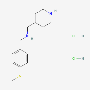 [4-(methylthio)benzyl](4-piperidinylmethyl)amine dihydrochloride