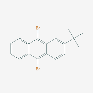 B047820 9,10-Dibromo-2-tert-butylanthracene CAS No. 114583-08-3