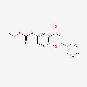 ethyl 4-oxo-2-phenyl-4H-chromen-6-yl carbonate