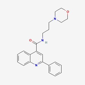 N-[3-(morpholin-4-yl)propyl]-2-phenylquinoline-4-carboxamide