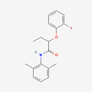 N-(2,6-dimethylphenyl)-2-(2-fluorophenoxy)butanamide