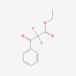 molecular formula C11H10F2O3 B047822 2,2-二氟-3-氧代-3-苯基丙酸乙酯 CAS No. 114701-62-1