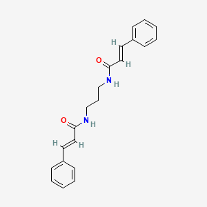 molecular formula C21H22N2O2 B4782453 N,N'-1,3-propanediylbis(3-phenylacrylamide) 