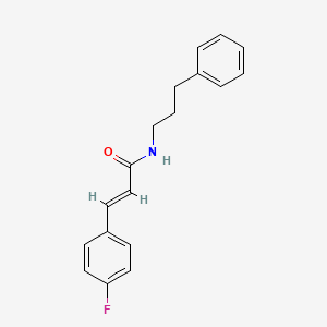 (2E)-3-(4-fluorophenyl)-N-(3-phenylpropyl)prop-2-enamide