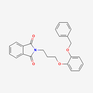 2-[3-(2-Phenylmethoxyphenoxy)propyl]isoindole-1,3-dione