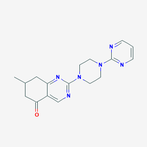 7-methyl-2-[4-(pyrimidin-2-yl)piperazin-1-yl]-7,8-dihydroquinazolin-5(6H)-one