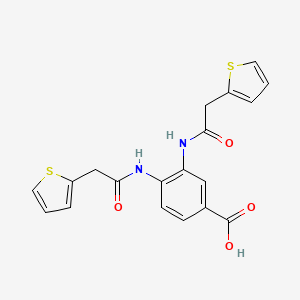 3,4-bis[(2-thienylacetyl)amino]benzoic acid