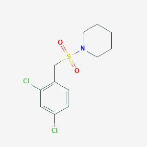 molecular formula C12H15Cl2NO2S B4782879 1-[(2,4-dichlorobenzyl)sulfonyl]piperidine 