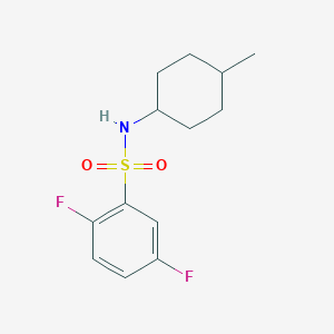 2,5-DIFLUORO-N~1~-(4-METHYLCYCLOHEXYL)-1-BENZENESULFONAMIDE