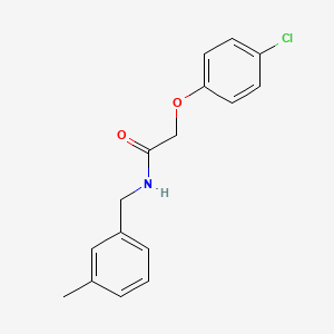 2-(4-chlorophenoxy)-N-(3-methylbenzyl)acetamide