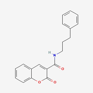 2-oxo-N-(3-phenylpropyl)-2H-chromene-3-carboxamide