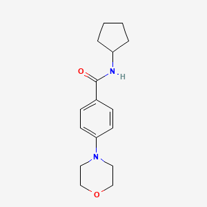 N-cyclopentyl-4-(4-morpholinyl)benzamide