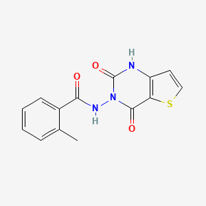 N-(2,4-dioxo-1,4-dihydrothieno[3,2-d]pyrimidin-3(2H)-yl)-2-methylbenzamide