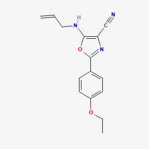 5-(allylamino)-2-(4-ethoxyphenyl)-1,3-oxazole-4-carbonitrile