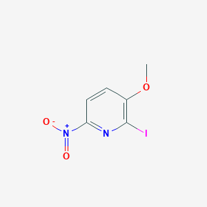 molecular formula C6H5IN2O3 B047831 2-碘-3-甲氧基-6-硝基吡啶 CAS No. 115170-07-5