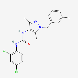 N-(2,4-dichlorophenyl)-N'-[3,5-dimethyl-1-(3-methylbenzyl)-1H-pyrazol-4-yl]urea