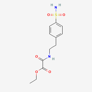 Ethyl 2-oxo-2-[2-(4-sulfamoylphenyl)ethylamino]acetate