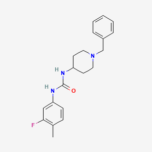 N-(1-benzyl-4-piperidinyl)-N'-(3-fluoro-4-methylphenyl)urea