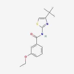 molecular formula C16H20N2O2S B4783347 N-(4-tert-butyl-1,3-thiazol-2-yl)-3-ethoxybenzamide 