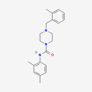 N-(2,4-dimethylphenyl)-4-(2-methylbenzyl)-1-piperazinecarboxamide