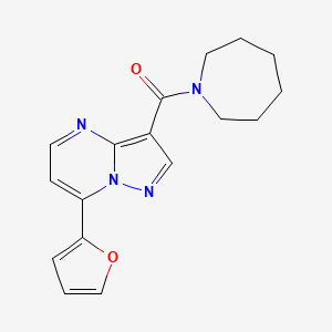 1-azepanyl[7-(2-furyl)pyrazolo[1,5-a]pyrimidin-3-yl]methanone