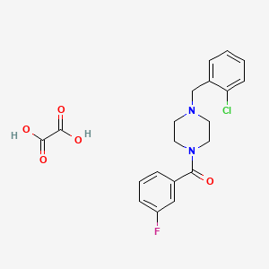 1-(2-chlorobenzyl)-4-(3-fluorobenzoyl)piperazine oxalate