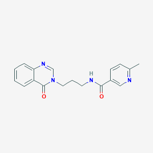 6-methyl-N-[3-(4-oxo-3(4H)-quinazolinyl)propyl]nicotinamide