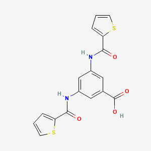 3,5-bis[(2-thienylcarbonyl)amino]benzoic acid