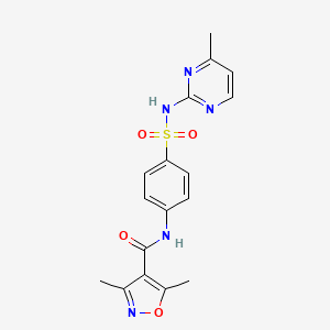 3,5-DIMETHYL-N~4~-(4-{[(4-METHYL-2-PYRIMIDINYL)AMINO]SULFONYL}PHENYL)-4-ISOXAZOLECARBOXAMIDE