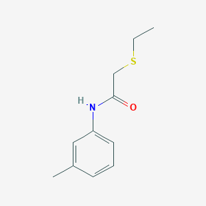 2-ethylsulfanyl-N-(3-methylphenyl)acetamide