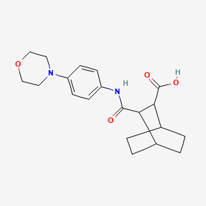 3-{[4-(Morpholin-4-yl)phenyl]carbamoyl}bicyclo[2.2.2]octane-2-carboxylic acid