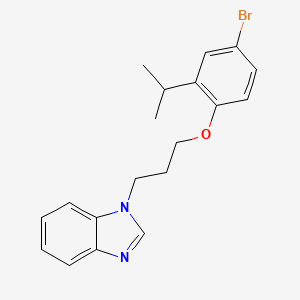 1-[3-(4-bromo-2-isopropylphenoxy)propyl]-1H-benzimidazole