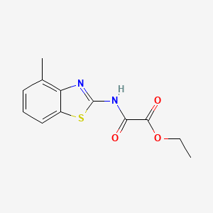 ethyl [(4-methyl-1,3-benzothiazol-2-yl)amino](oxo)acetate