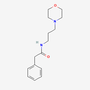 N-[3-(4-morpholinyl)propyl]-2-phenylacetamide