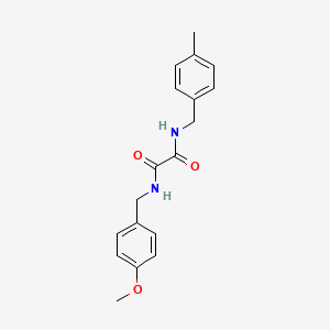 N'-[(4-methoxyphenyl)methyl]-N-[(4-methylphenyl)methyl]oxamide