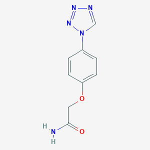 molecular formula C9H9N5O2 B478392 2-[4-(1H-tetrazol-1-yl)phenoxy]acetamide CAS No. 333414-46-3