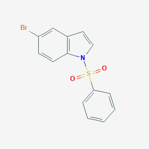 molecular formula C14H10BrNO2S B047841 5-溴-1-(苯磺酰基)-1H-吲哚 CAS No. 118757-11-2